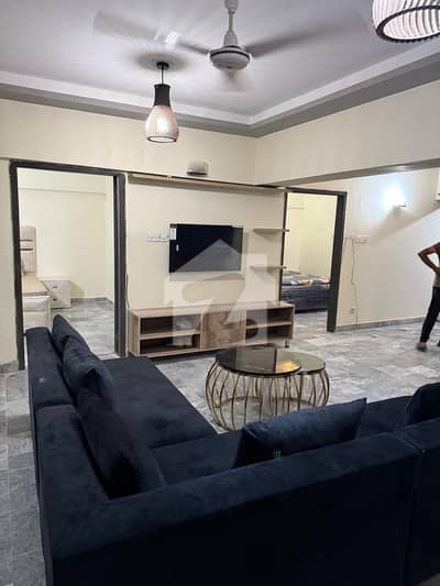 F-10 Mustafa Tower 2 Bed Fully Furnished For Rent