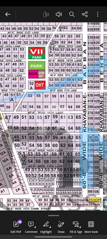 PLOT FOR SALE   DHA PHASE 7 AND PHASE 8  RESIDENTIAL PLOT
