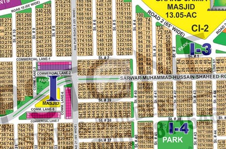 Spacious 1 Kanal Plot 80 FT Build Your Luxurious Lifestyle Plot Sector I in DHA MULTAN PHASE- 1