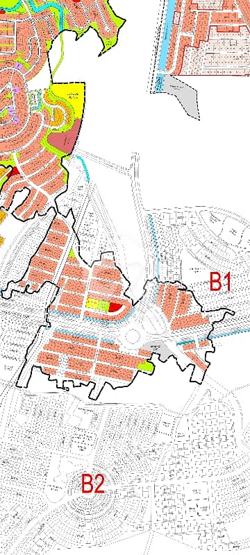 One Kanal Residential Plot For Sale  Investment Cutting Area  Semi Developed