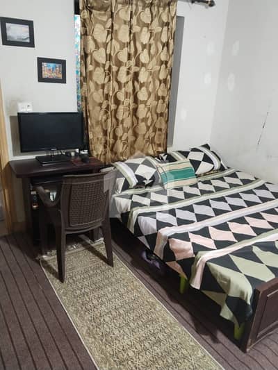 Vip Furnished Room Available In G11/2 on Upper Portion For Ladies Only