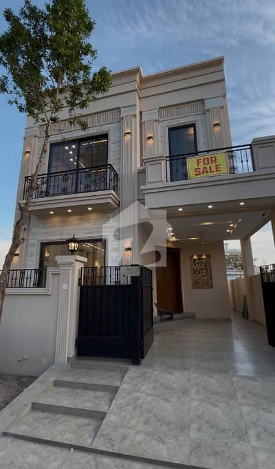 5 Marla Brand New Spanish Designer House For Sale In DHA Rahber sector 2