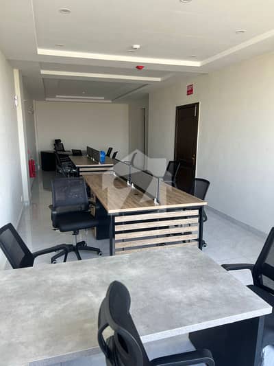 4 Marla Furnished 2nd Floor Office Brand New Plaza BEST For Software House Available in Phase 8 DHA Lahore