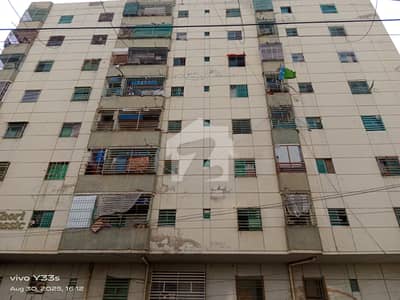 1 BED + 1 LOUNCH FLAT FOR SALE IN NEW BUILDING GHOURI CLASSIC APARTMENT NORTH KARACHI
