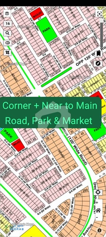 Corner + Direct with Owner Deal, Near to Main Road, Park & Market, Ready For Cunstruction, 10 Marla Plot For Sale in Q block Gulberg Residencia Islamabad. Corner + Direct with Owner Deal, Near to Main Road, Park & Market, Ready For Cunstruction, 10 Marla Plot For Sale in Q block Gulberg Residencia Islamabad.