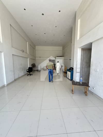 Prime 900+900 SQFT Commercial Space | Ground + Basement | DHA Phase 7 Kh-e-Jami | 16 Ft High Ceiling | Mezzanine Option