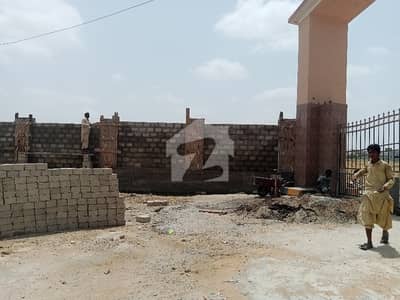 120 Square Yards Plot For Sale In KIP Wapda Society Block A Adjacent With Saima Arabian Villas Boundary Wall
