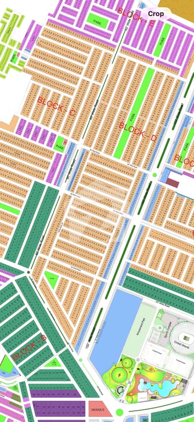10 Marla Plots For Sale Central Park Housing Scheme