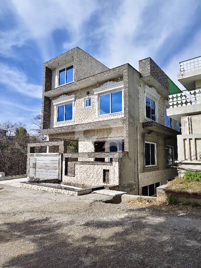 Corner House Extra Land Size 30*60 Brand New Triple Storey House For Sale I-10/2
