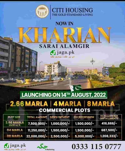 5 marla full paid plot for sale city housing kharian