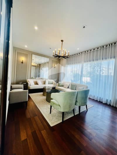 500 Sq Yard Brand New Bungalow 2+4 Bedroom Full Furnishings Bungalow With Basement Away From Sea Ready To Move House