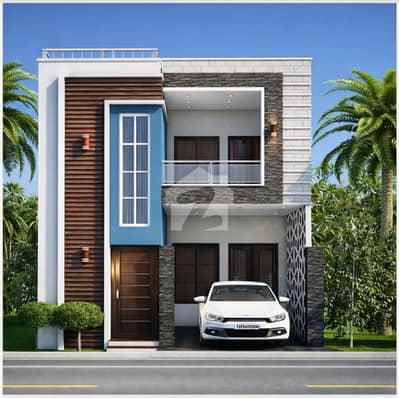 4 Marla Double Storey Brand New Luxury House For Sale On Installment In Mps Road Near Pak Turk School Street