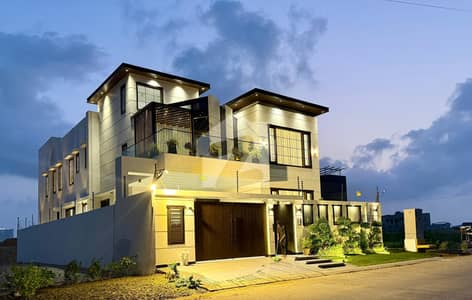 Dha Phase 8 500 Sq Yard Brand New Bungalow 1+4 Bedroom With Swimming Pools Basement Home Theatre Full Furnishings Bungalow