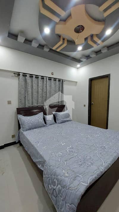 Fully Furnished 2-Bedroom Service Apartment For Sale Block 14 Gulistan E Jauhar