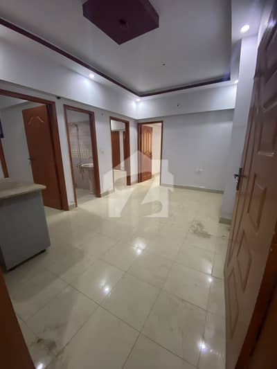 2 Bed Drawing Dine 4 Rooms Bankable Flat For Sale At Johar Block 19, Adjacent To Jouhar More