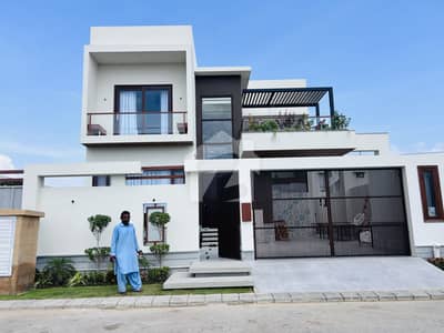 500 Yards Ultra Modren Brand New Designer Bungalow Is Available For Sale