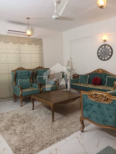 3 Beds D/D Fully Furnished Flat For Rent In Small Nishat Commerical DHA Phase 6