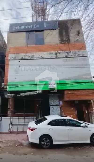 Corner Location 10 Marla Commercial Building Near Bagh E Jinnah 2 Side Open for Sale