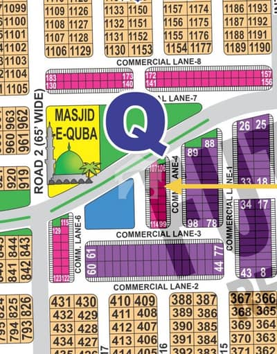 4 Marla Commercial Plot Sale In DHA Multan Sector Q