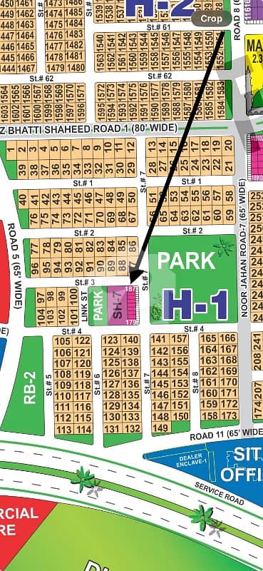 DHA Multan sector H 2 Marla commercial Plot For Sale Corner Plot Hot Location