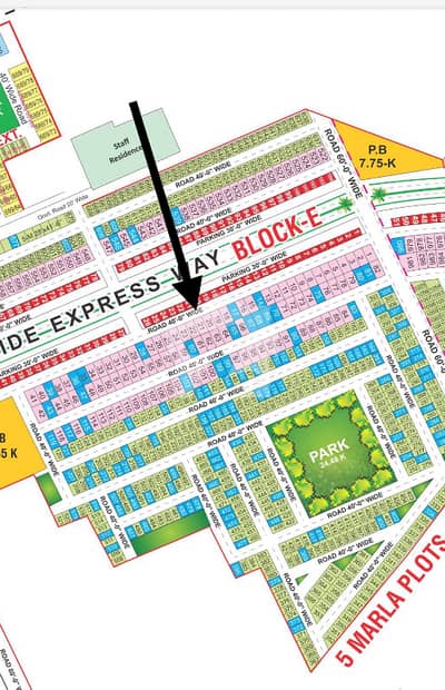 8 Marla Open Form Plot for Sale E Block, Bahria Orchard Lahore