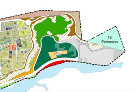 Sector 16 Extension | No Transfer Fee | Future Development Charges Also Paid | (Next To Golf Course) DHA City Karachi