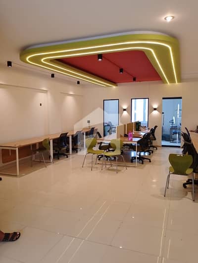 1000 Sqft Furnished Office For Rent In Ittehad Commercial DHA Karachi