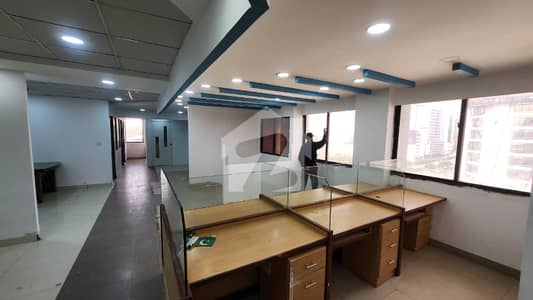2022 Sq Ft Semi Furnished Office Available At Main Shahrah E Faisal 24/7 Building