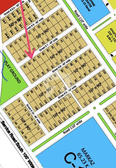 CDA SECTOR C-14 (50*90) PLOT FOR SALE MOST IDEAL AND BEAUTIFUL LOCATION