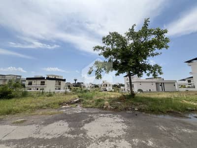 Back Open Plot on Developed Street at Prime Elevated Location