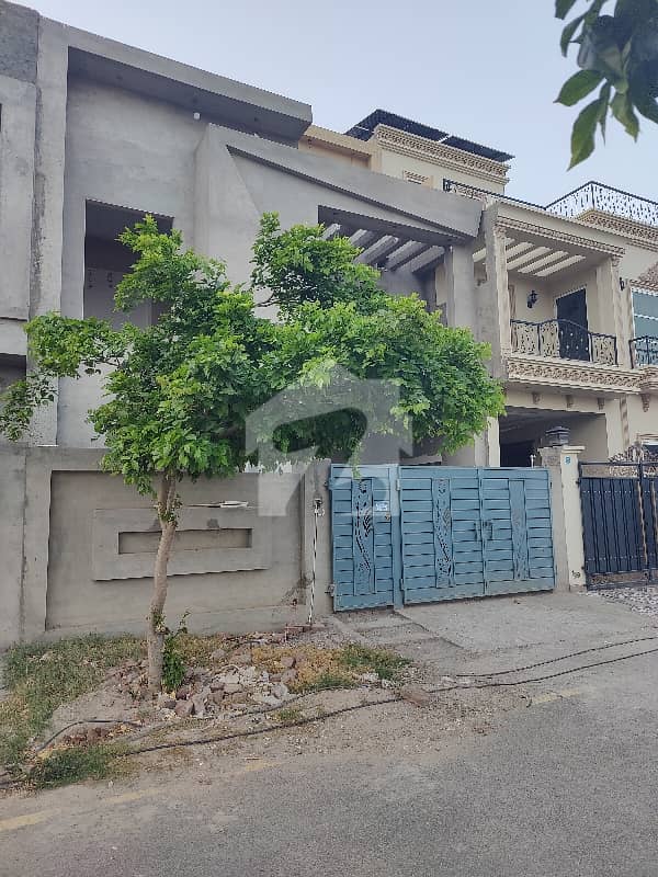 5 Marla Double Storey Modern Elevation Grey Structure House Available ...