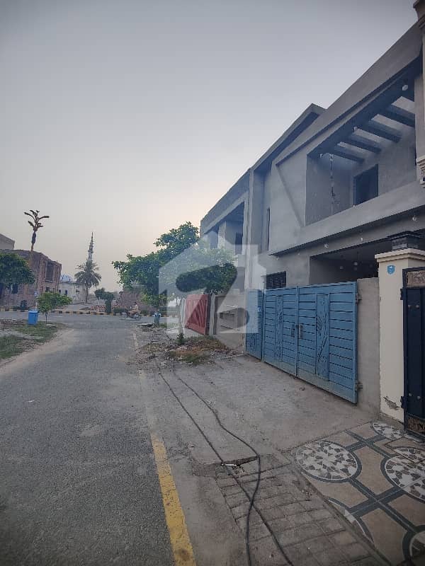 5 Marla Double Storey Modern Elevation Grey Structure House Available ...
