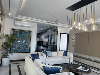 1000 Yards Brand New Top Of The Line Bungalow Semi Furnished With Pool Basement Available For Sale