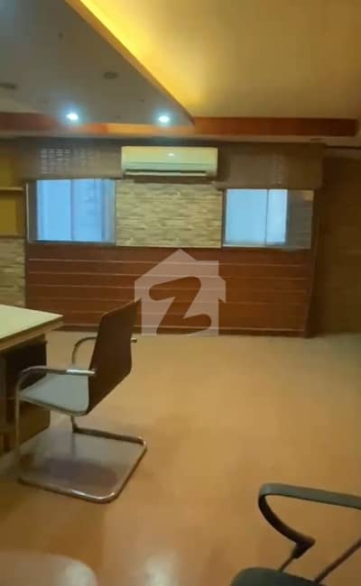 Semi furnished office  Main Shahrah e Quaideen near Honda Showroom  1st floor 24 7 access