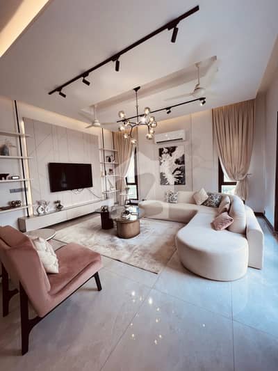 500 Yards Brand New Furnished Designer Villa with Pool Basement Available for Sale