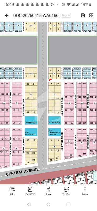 Corner Plot For Sale In Block 3