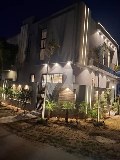 DHA RAHBAR PH 11 SECTOR 2 5 Marla Corner Modern House Ready For The Sale Lush Green Belt Area 2 Side Open