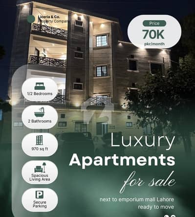 1 bed apartment from facing near the emporium mall
