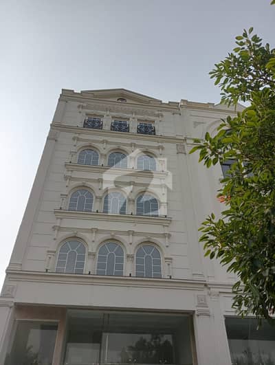 4 Marla luxury commercial plaza hot location 1st floor available for rent in DHA phase 6 main boulevard MB Lahore