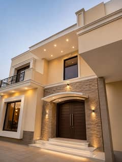 500 SQUARE YARD MOST LUXURIOUS AND ARCHITECTURE ULTRA MODERN STYLE DOUBLE STORY BUNGALOW WITH BASEMENT FOR RENT IN DHA PHASE 8. MOST ELITE CLASS LOCATION IN DHA KARACHI