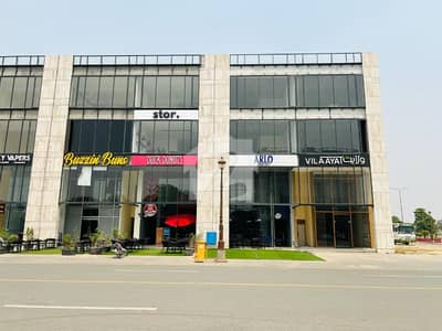5 MARLA COMMERCIAL GROUND + MAZZANINE AVAILABLE FOR RENT IN BUSINESS BAY LAKE CITY LAHORE GOOD LOCATION