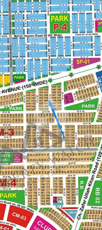 Sector M 1 kanal plot for sale