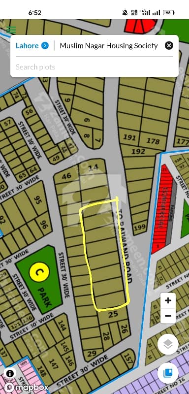 1 Kanal Plot For Sale Block C Muslim Nagar Housing Society
