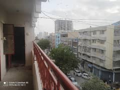 Rent 4th floor Flat  Block M  North Nazimabad   Alpine Galeto Ice Cream  Old  Building no Lift