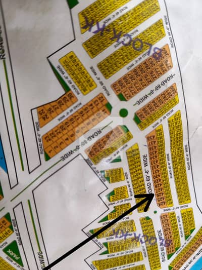 Block KK 10 Marla Plot For sale Citi Housing Gujranwala