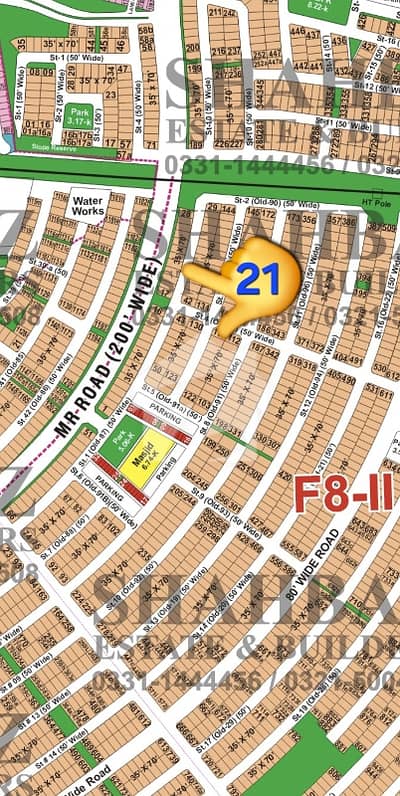 Bahria Town Rwp/Isb Phase8 Sector F2 10marla Residential Plot Available On Main Boulevard