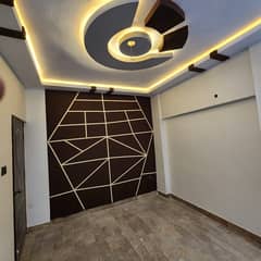 SAFA RESIDENCY | 1ST FLOOR | WITH EXTRA LAND /BALCONY | 24 HRS SWEET WATER | ROAD FACING | NEAR BACHA PARTY | 2BED DD | LIFT & BASEMENT PARKING | BANK LOAN APPLICABLE