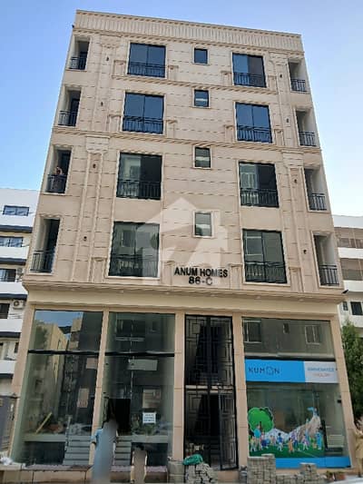 Branded Location Ground Combine with Two Shops 16ft. Height with Basement Running Location. . RENT