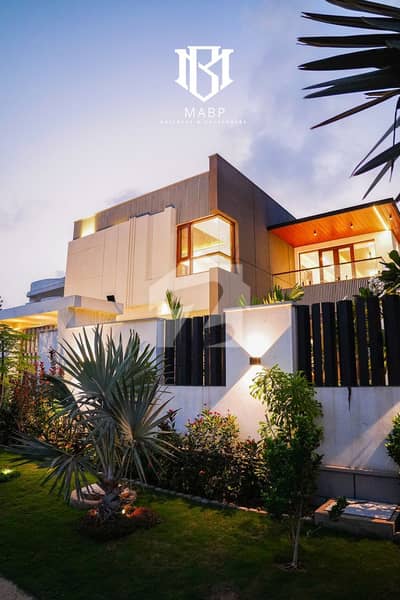 ULTRALUXE SIGNATURE LIVING: MAGNIFICENT 1000 SQ YD ARCHITECT-DESIGNED CONTEMPORARY BUNGALOW FOR SALE IN TOP LANE, DHA PHASE 8, KARACHI