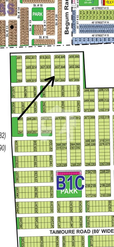 DHA Multan sector B1 10 Marla residential plot near to Park,Masjid and commercial.